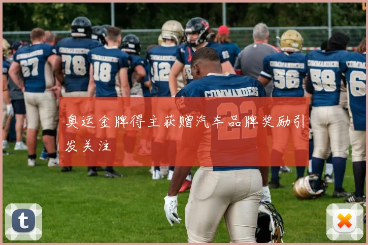 奥运金牌得主获赠汽车品牌奖励引发关注